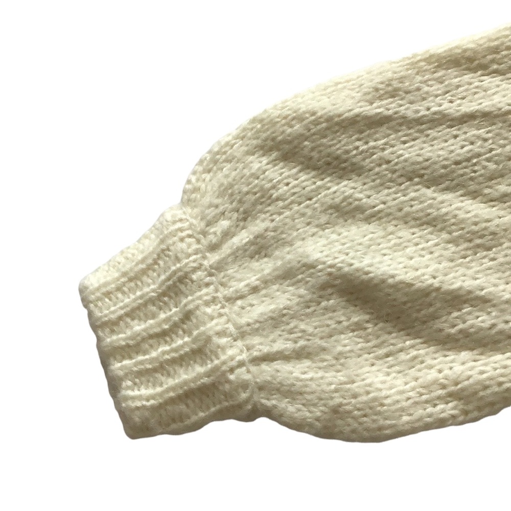 NWT Laundry By Shelli Segal Balloon Sleeve Soft Wool Blend Ivory Sweater S - Picture 10 of 14
